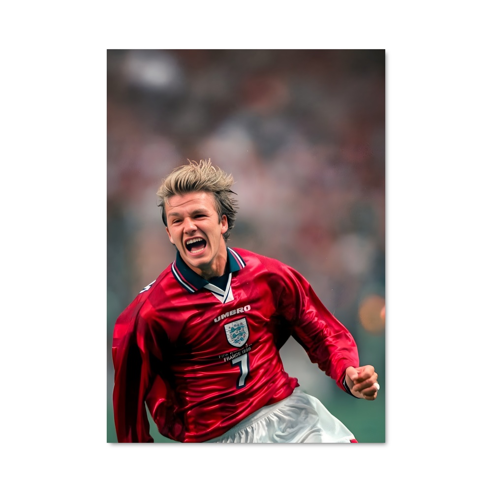 Poster Beckham en Action